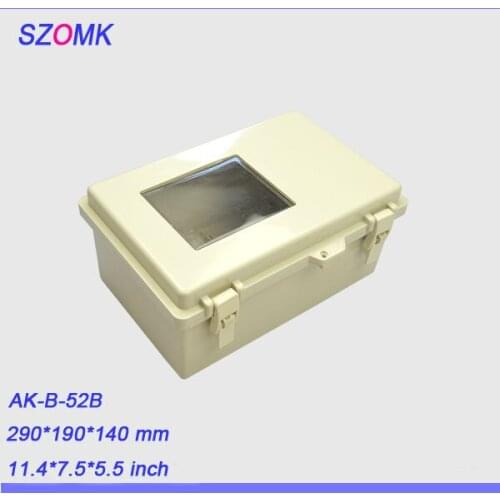 2 pcs, IP65 plastic asb waterproof junction box 290*190*140mm electrical waterproof outlet boxes, plastic electrical enclosures