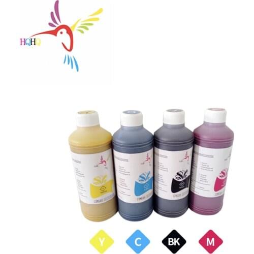 HQHQ 4 Colors 500ml High Quality Water Based Dye Ink For HP DJ 500/800 Series/HP DJ 700/750/HP DJ 1000/1050/1055/HP DJ 2/300