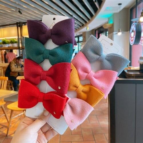 Candy Color Hair Clips Hair Pins For Girls Hair Accessories Butterfly Hair Grips Barrettes Headdress Children Hair Styling Tools