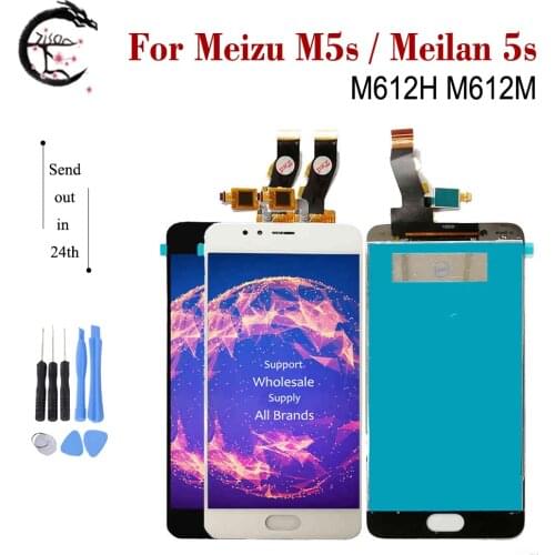 5.2" LCD For Meizu M5s LCD Display Touch Screen Digitizer Assembly For Meizu Meilan 5s meilan5s M612H M612M Display Replacement