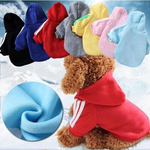 Winter Warm Pet Dog Clothes 2 legs Dog clothes Sports Hoodies Pet Coat Jacket Clothing for Dog Chihuahua costumes