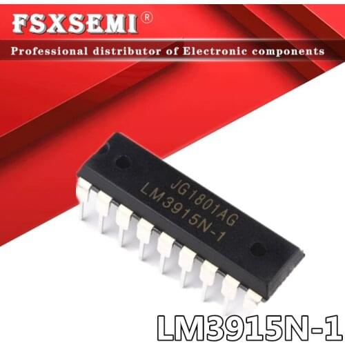 10pcs LM3915N-1 LM3915N LED bar graph display driver IC DIP-18