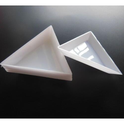 10 pcs nail dotting tool triangle shape Palette Dish Dappen Dish nail art set nail decaration set