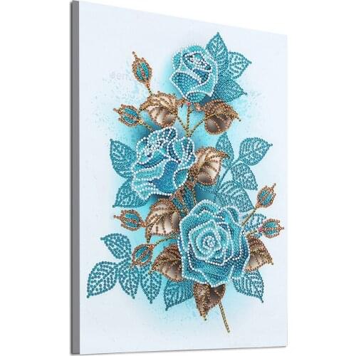 Floral DIY 3D Diamond Painting Cross Stitch Home Decor Partial Drill Diamond Mosaic Picture Of Rhinestones 30 x 40 cm Cusack