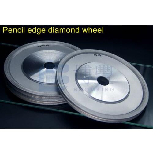 Pencil edge diamond wheels 150/175*22*PE2/PE3/PE4/PE5 grit 180/240# for glass pencil machine,bottom edge of bevelling machine