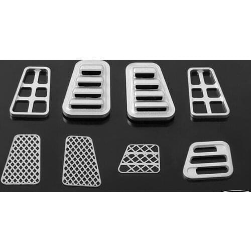 ALUMINUM HOOD AND SIDE VENTS Gelande II 1/10 jeep DEFENDER D90 D110 BODY