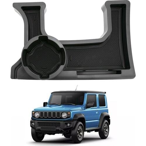 Car Center Console Cup Holder ABS Storage Box For Suzuki Jimny MT Model 2019-2021 Car Styling Accessories