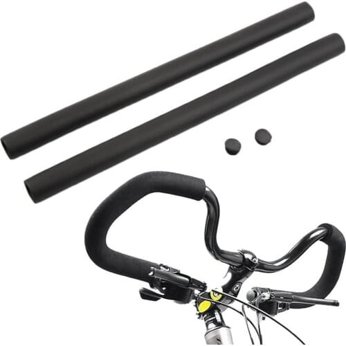 2pcs Bicycle Cycle MTB Road Bike Smooth Soft Tube Sponge Foam Handlebar Cover Mini-bikes Bicycles And Mower Handle Bars