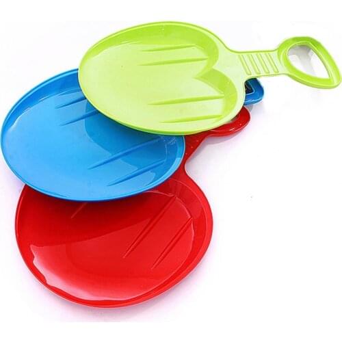 Children Outdoor Winter Park Lawn Snow Sled Sledge Toboggan Sport Ski Board Ski Board