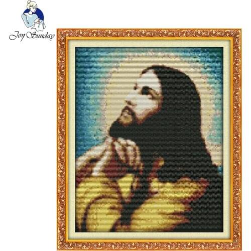 Joy Sunday The Preaching Christ Counted Cross Stitch Cotton Cross Stitch Sets Handmade Cross Stitch Kits Embroidery Needlework