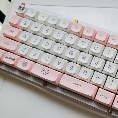 XDA Keycaps PBT Dye-sublimated Keycap XDA profile For 68 84 87 96 104 108 MX switch Mechanical Keyboard Keycap