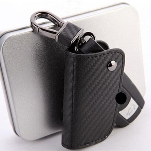 Leather Car Key Case Cover Shell For bmw E87 e81 E91 E92 E93 F07 M3 F52 1 2 3 4 5 series X1 X3 X4 X5 X6 xDrive Wallet keychain