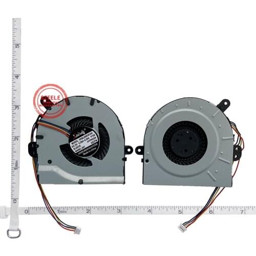 GZEELE Laptop cpu cooling fan for Lenovo S300 S400 S405 S410 S415 S435 Series Notebook Replacement Cooler new 4 Lines silver