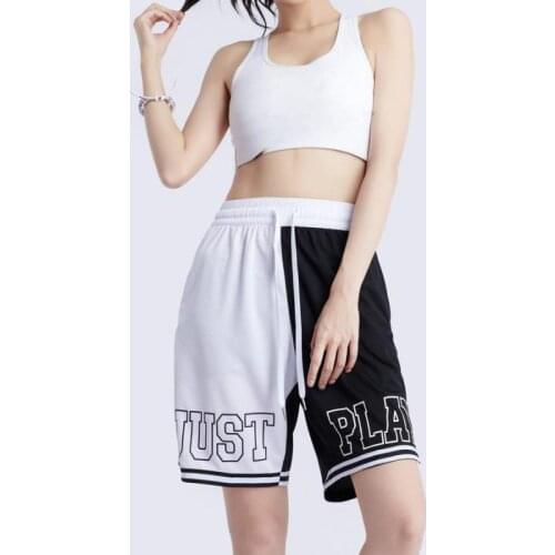 Summer Ladies Outdoor Shorts Sports Running Basketball Ice Silk Loose Oversized American Quick-drying Training Five-point Pants