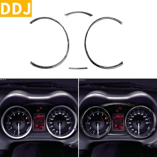 For Mitsubishi Lancer GT GTS ES DE 2008-2015 Carbon Fiber Speedometer Sticker Instrument Panel Modified Cover Car Accessories