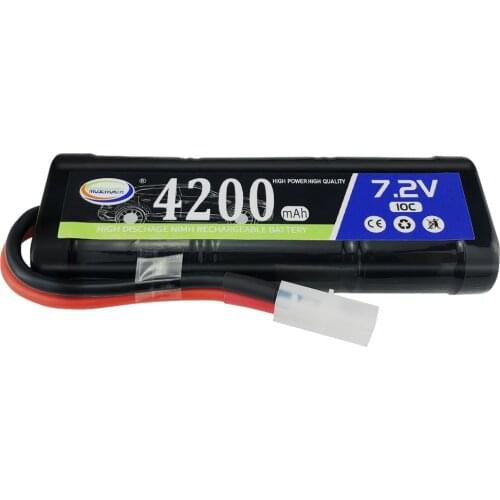 Ni-MH Battery 7.2v 4200mAh 10C AA Pack Rechargeable For RC Remote Control Electric Toys Car Tank Robots Gun Boat Quality
