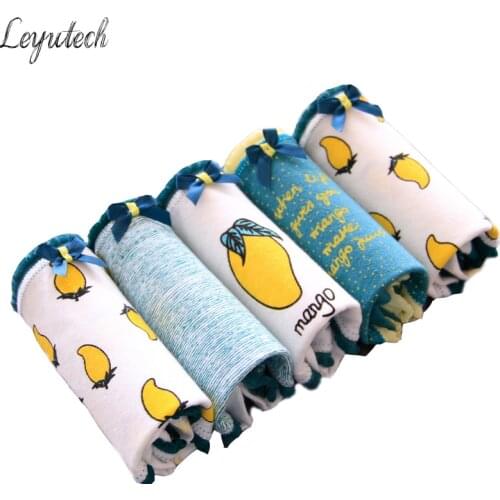 New 5Pcs/lot Underwear Women Panties Cotton Underwear Girl Briefs Women Sexy Lingeries Panty Thong G-String Calcinhas For Woman