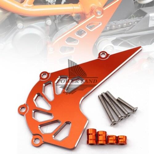Orange New Motorcycle Aluminum Front Sprocket Cover Engine Chain Guard Case Protection For KTM 200 390 DUKE 2013 2015 2016