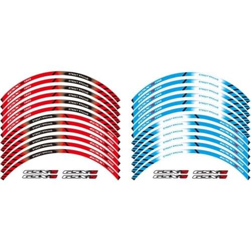 Motorcycle wheel decals Reflective stickers rim stripes For SUZUKI GSXS1000 GSXS1000F 17