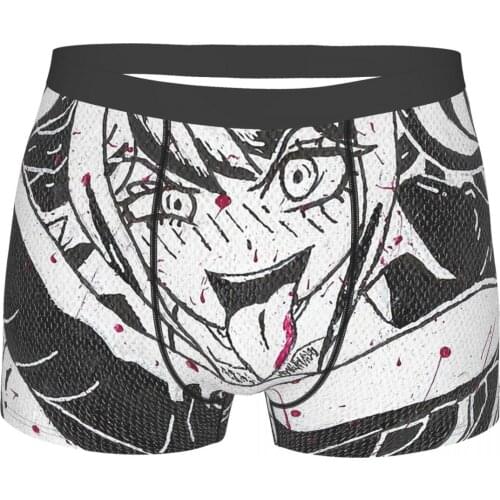 Junko Danganronpa Makoto Naegi Monokuma Komaru Kaede Game Underpants Cotton Panties Male Underwear Sexy Shorts Boxer Briefs