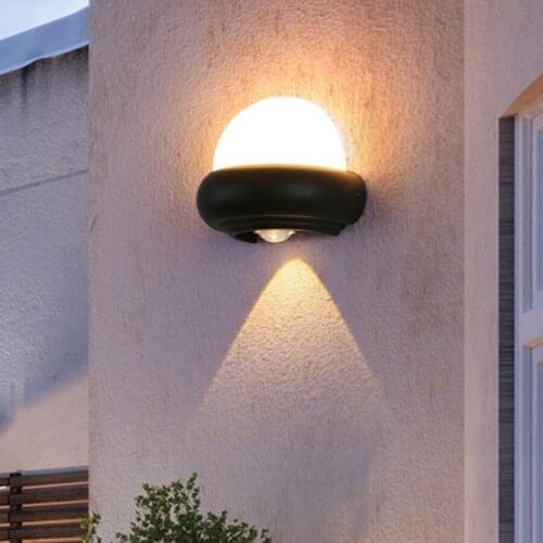 Thrisdar 7W 12W Outdoor Waterproof LED Wall Light Modern Outdoor Porch Light Balcony Corridor Staircase Garden Wall Lamp