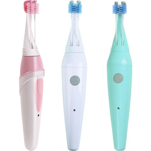 Smart Electric Toothbrush Adult Deep Cleaning Double Brush Soft Bristle