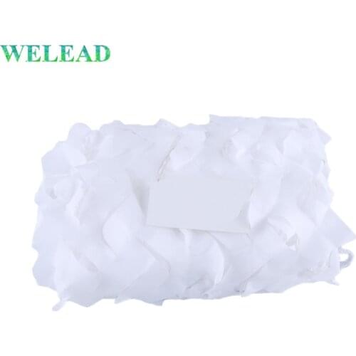 WELEAD Reinforced White Camouflage Net Gazebo Pergalo Outdoor Awning Garden 1.5x5 2x3 2x4 2x6 3x3 3x4 3x5 5x3 4x3 4x2 3x2 3*3