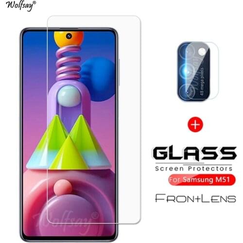 Wolfsay Screen Protectors For Samsung Galaxy M51