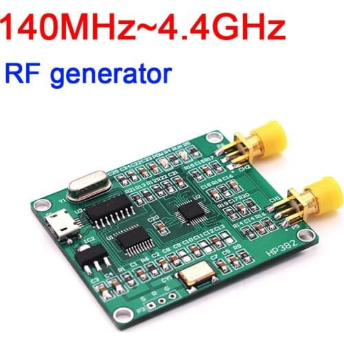 140MHz ~4.4GHz USB RF signal generator Frequency sweep function RF generator meter calibration