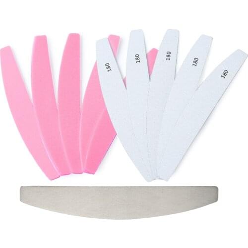 3 in1 Nail File Buffers Double Side Nail Files For Manicure Sponge Sanding Block Washable Polishing Manicure Art Tool Nail File