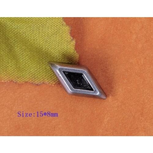 50X 15*8 Metal Diamond Rivets Stud Spikes Spots For Shoes Bags Belts Bracelets