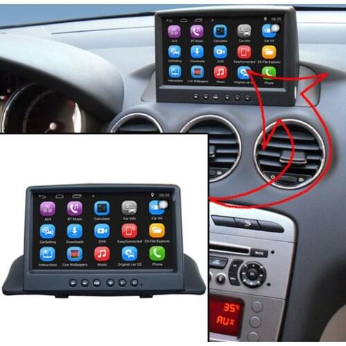 Upgraded Original Car multimedia Player Car GPS Navigation Suit to Peugeot 408 Support WiFi Smartphone Mirror-link Bluetooth