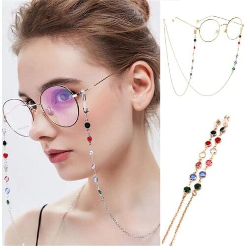 Fashion Glasses Chain For Women Multicolored Sunglasses Lanyards Eyewear Cord Holder Neck Strap Rope Eyeglasses Chain