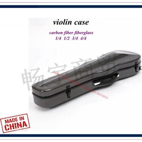 Violin case bag violin accessories fashion black Violin box carbon fiber fiberglass backpack 1/4 1/2 4/4 3/4 violin parts