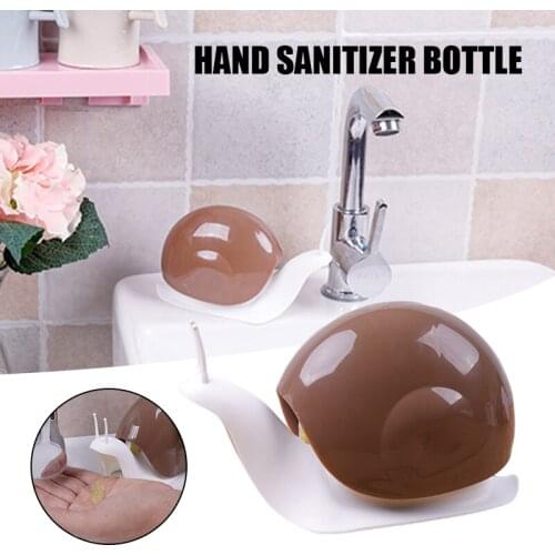 Cartoon Snail Shape Liquid Soap Dispensers Press Push-Type Innovative Storage Box Case Containers for Kitchen Bathroom B1
