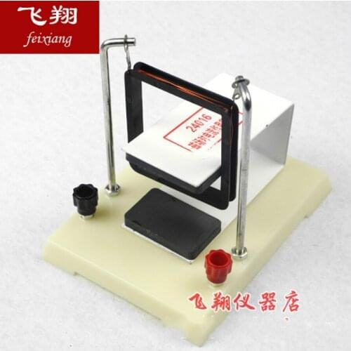 Experimental apparatus of magnetic field acting on current The effect of magnetic field on electric current