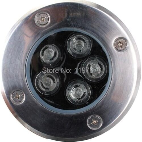 Factory Wholesale-5W LED Buried Lamp Underground Light Garden Decoration LED Landscape Light 85-265V/DC12V Colors DHL/Fedex Free
