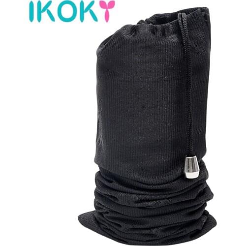 IKOKY 10*30cm Sexy Dildo Hidden Pouch Discreet Storage Bags Sex Toys for Vibrator Penis Anal Plug Special Secret Storage Cover
