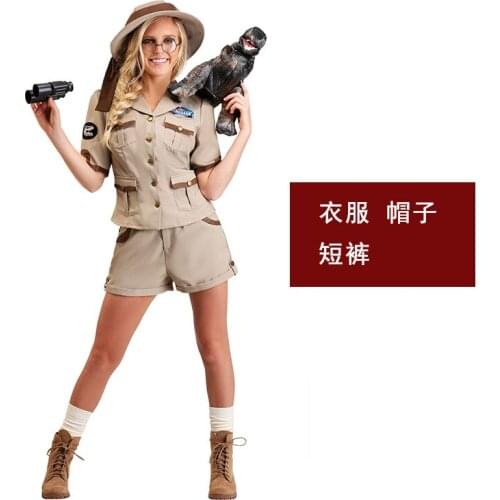 Halloween carnival stage party show performance adult ladies dinosaur city army officer costume