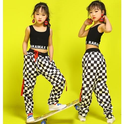 Cheerleader Costume For Kids Dancer Outfits Hip Hop Dance Clothes Teenage Girl Clothing Stage Costumes Street Dance Wear DL6955
