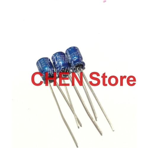20PCS/50PCS Malaysia ELNA blue robe 10uf 50v RC2 50V10UF 5X7MM audio electrolytic capacitor 10uF/50V Ultra small size