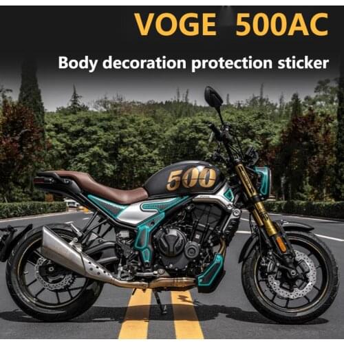 Motorcycle Sticker Carbon Fiber Protective Film Car Clothing Scratch Shielding Wear-resistant Sunscreen for LONCIN VOGE 500ac
