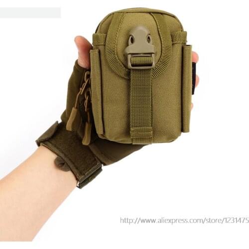Very small 13cm Tactical Travel hang outside sports bag accessories mini wear belt pockets for mobile phone A3124