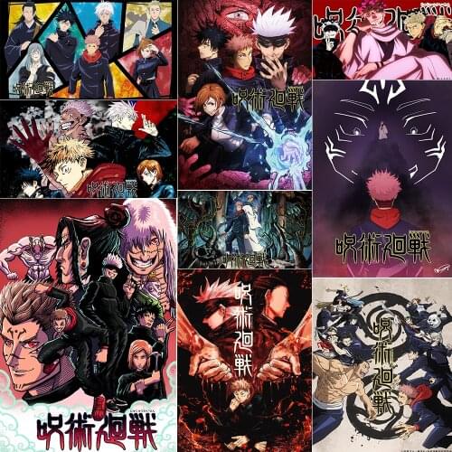 Japan Anime Jujutsu Kaisen Poster Canvas Art Painting Bedroom Decor Living Room Decor Wall Decor Mural Pictures