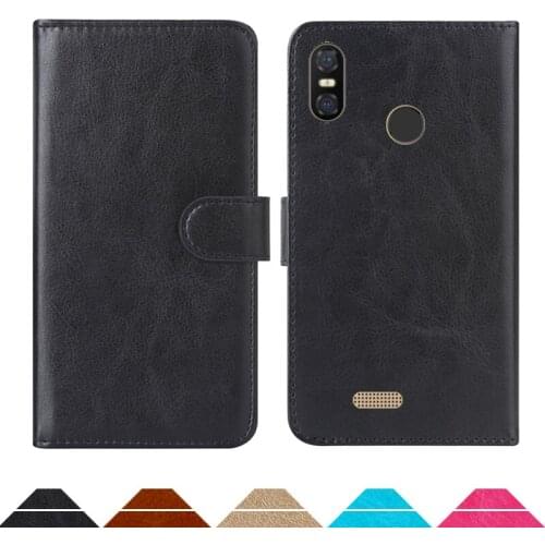 Luxury Wallet Case For Ulefone S9 Pro PU Leather Retro Flip Cover Magnetic Fashion Cases Strap