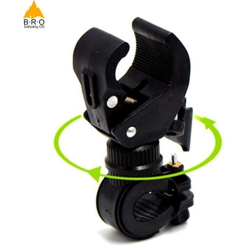 High Quality Bike Mount Clamp Clip Bicycle Holder Cycling Grip Flashlight LED Torch Lamp Light Bracket Stand Bicycle Accessories
