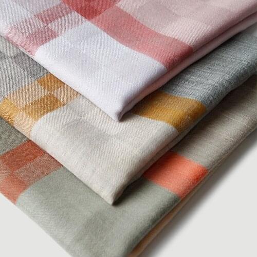 100% cashmere scarf Women Female shawl spring, autumn winter warm light thin checkered Pashmina soft cashmere scarf shawl