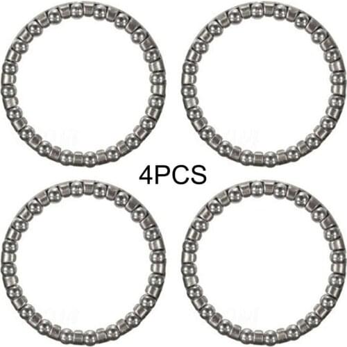 4Pcs 40mm Frame Front Fork Bead Bicycle Headset Bearing Steel Ball Bearing Race Retainer Bike Part Bicycle Parts Accessories