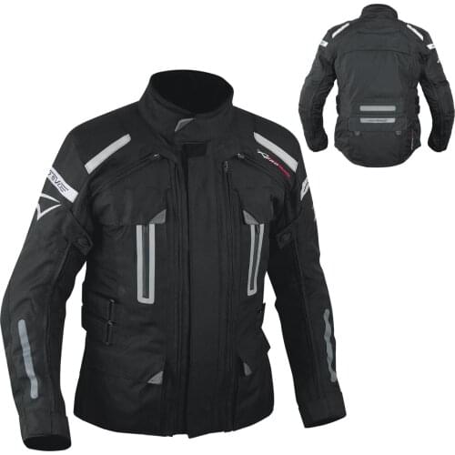 4 layers removable 4 seasons waterproof thermal jacket Mesh openwork