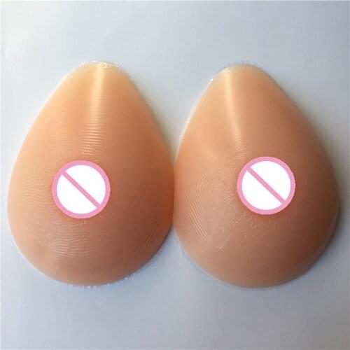 500g teardrop silicone breasts A cup fake boobs for crossdressing cosplay transgender